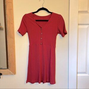 Mini short sleeve pull over  dress